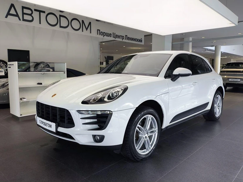 Porsche Macan I поколение 2.0 AMT 4WD (252 л.с.) Base Белый 2016 с пробегом 60 344 км
