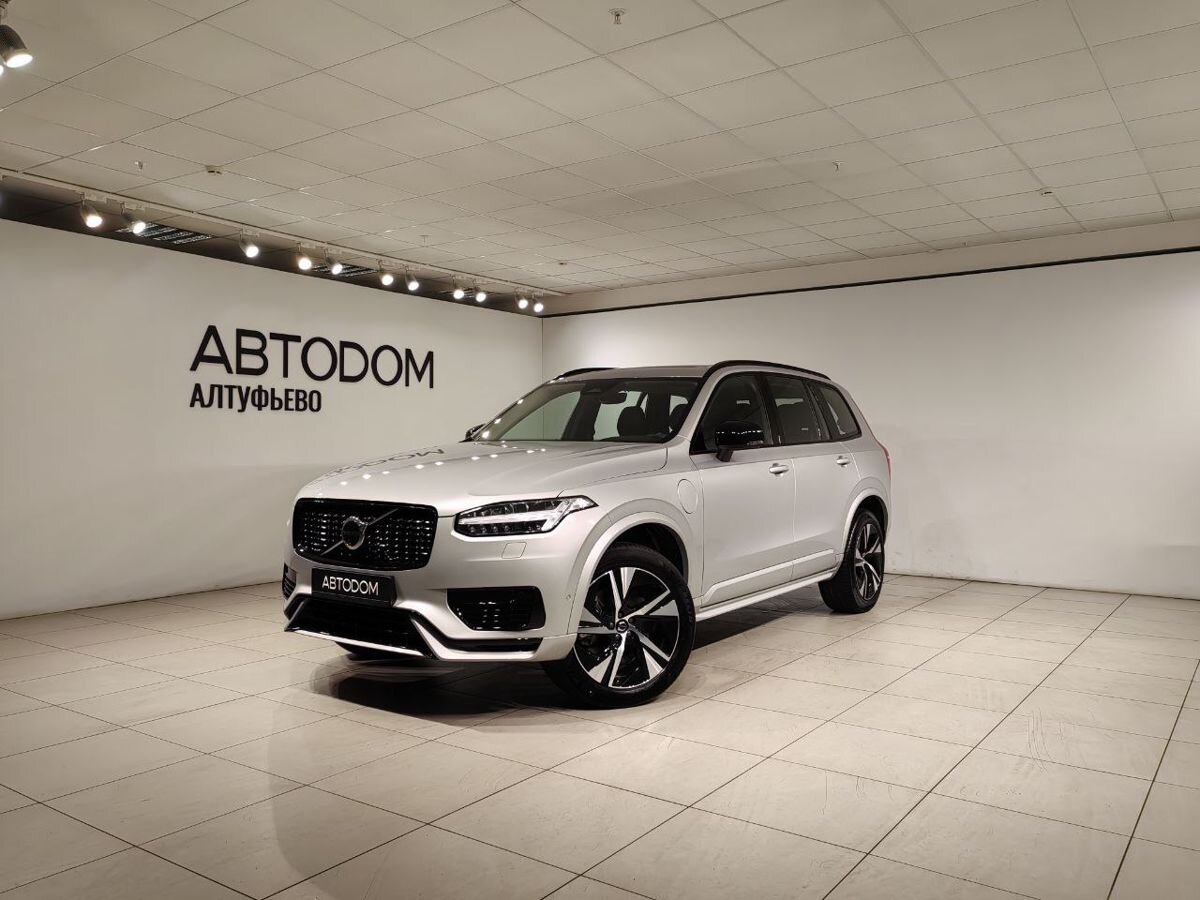 Автомобиль Volvo XC90 II [рестайлинг] 2.0hyb AT 4WD (455 л.с.) Ultimate Серый 2023 с пробегом 9 766 км