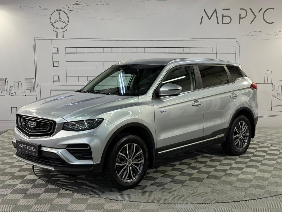 Автомобиль Geely Atlas Pro I поколение 1.5 AMT 4WD (177 л.с.) Luxury Серый 2021 с пробегом 88 786 км