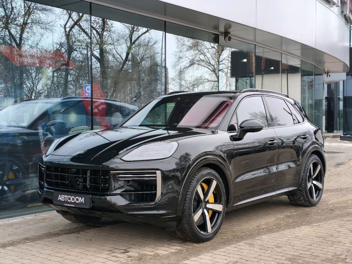 Автомобиль Porsche Cayenne IV поколение 113 kWh Electro AT 4WD (850 кВт) Turbo Electric Чёрный 2025 с пробегом 8 366 км