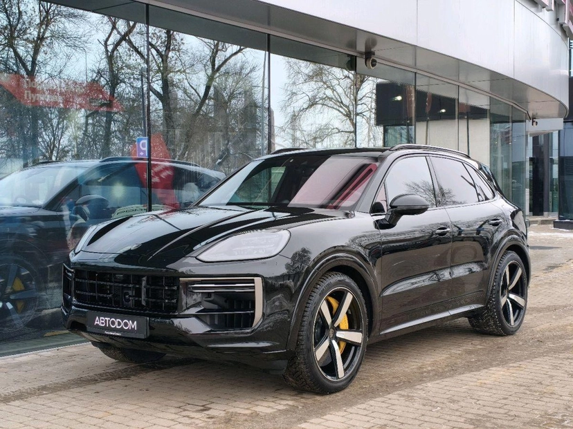 Автомобиль Porsche Cayenne IV поколение 113 kWh Electro AT 4WD (850 кВт) Turbo Electric Чёрный 2025 с пробегом 8 366 км