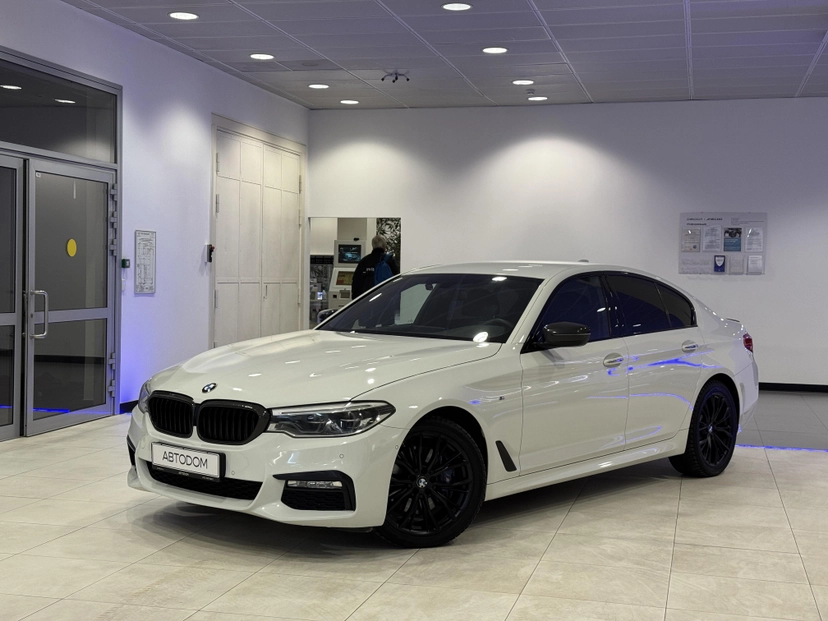 Автомобиль BMW 5 серии VII поколение (G30/G31) 530 3.0d AT 4WD (249 л.с.) M Sport Pro Белый 2018 с пробегом 76 985 км