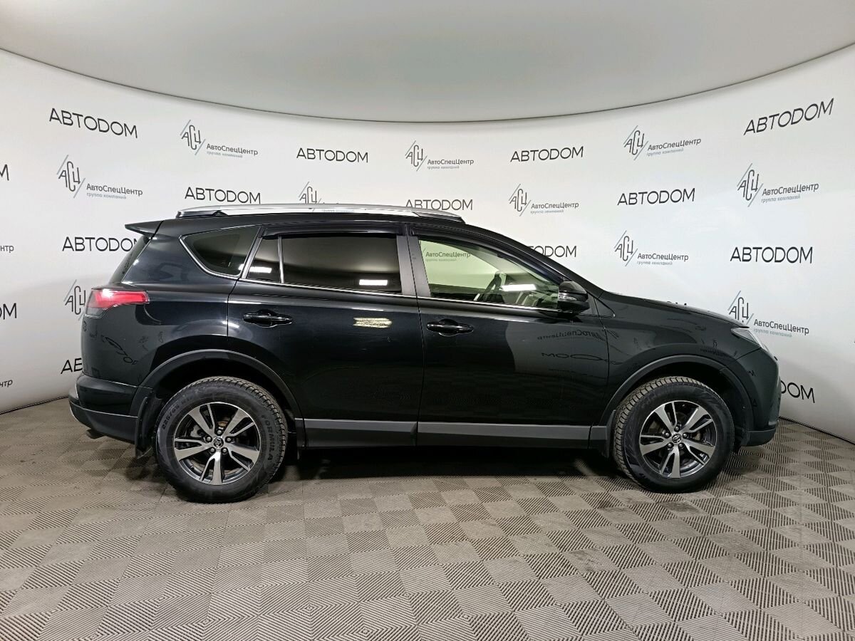 Автомобиль Toyota RAV4 IV (XA40) [рестайлинг] 2.2d AT 4WD (150 л.с.) Комфорт плюс Чёрный 2015 с пробегом 150 662 км