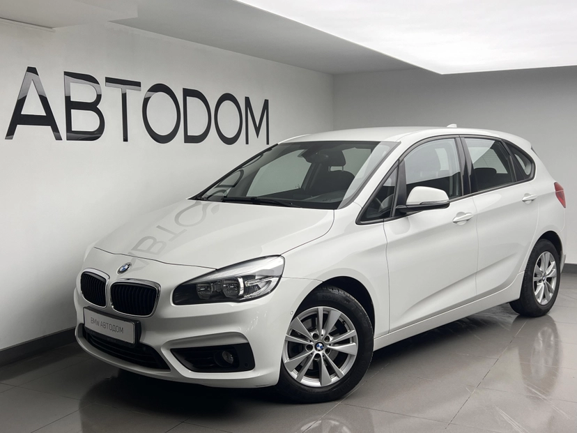 Автомобиль BMW 2 серии Active Tourer I поколение (F45) 218 1.5 AT (136 л.с.) Advantage Белый 2017 с пробегом 44 000 км