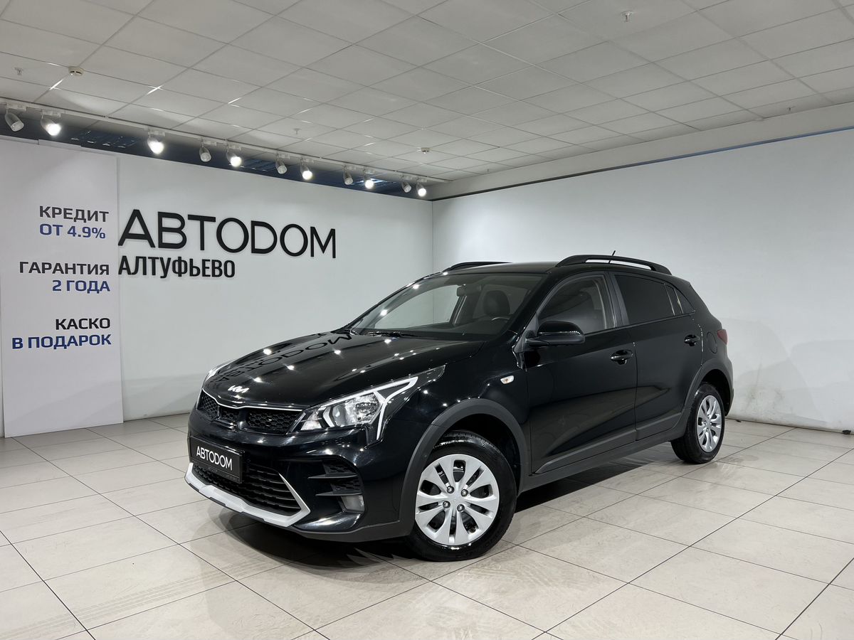 Kia Rio IV [рестайлинг] 1.6 AT (123 л.с.) Luxe Чёрный 2021 с пробегом 78 865 км