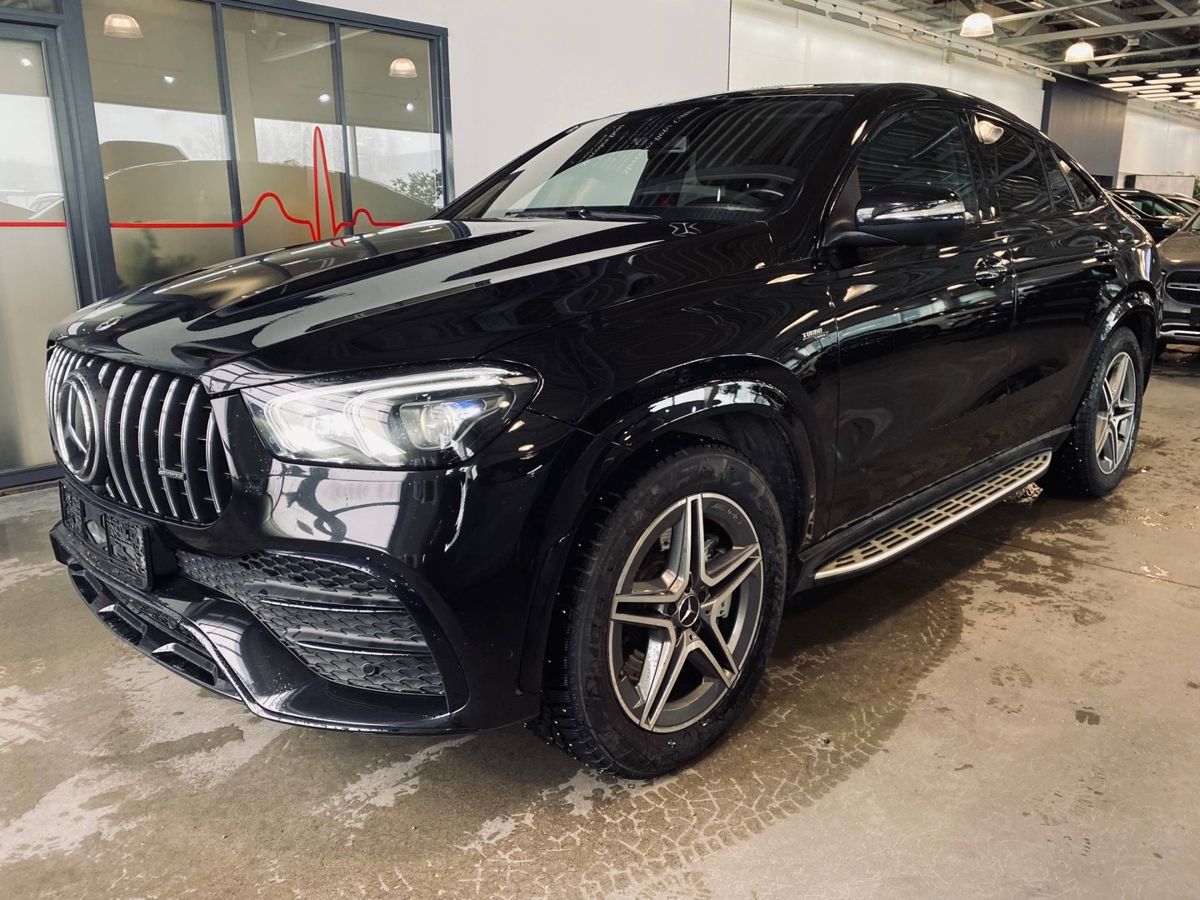 Автомобиль Mercedes-Benz GLE coupe AMG II поколение (C167) 53 AMG 3.0 AT 4Matic (435 л.с.) Base Чёрный 2021 с пробегом 90 050 км