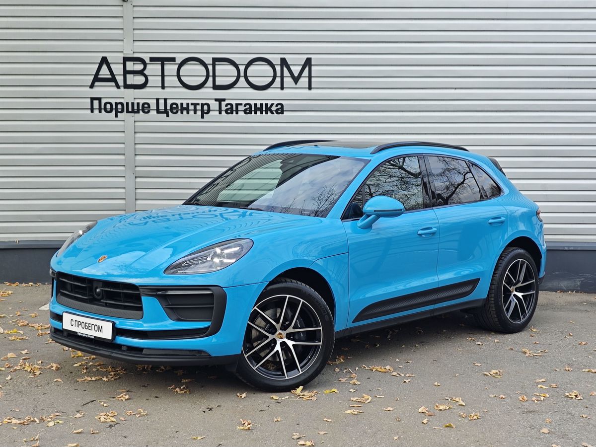 Porsche Macan I [2-й рестайлинг] 2.0 AMT 4WD (265 л.с.) Base Голубой 2022 с пробегом 59 026 км