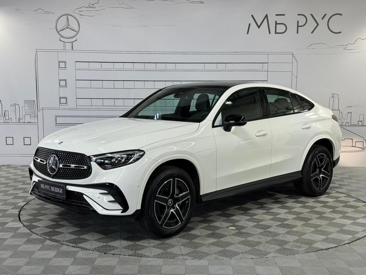 Автомобиль Mercedes-Benz GLC coupe II поколение (C254) 2.0 AT 4Matic (204 л.с.) Base Белый 2025 