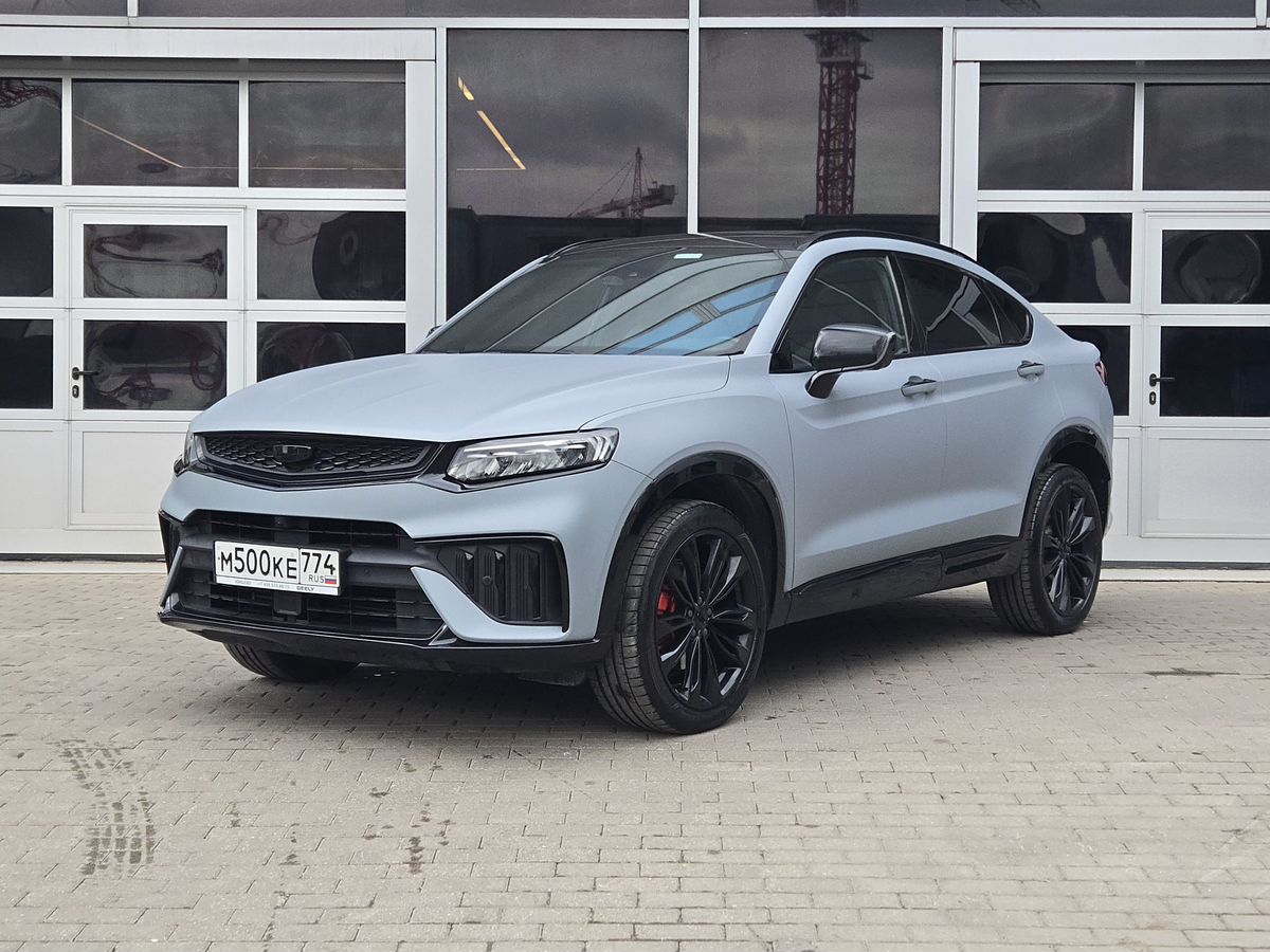 Автомобиль Geely Tugella I [рестайлинг] 2.0 AT 4WD (238 л.с.) Flagship Sport Серый 2023 с пробегом 44 315 км