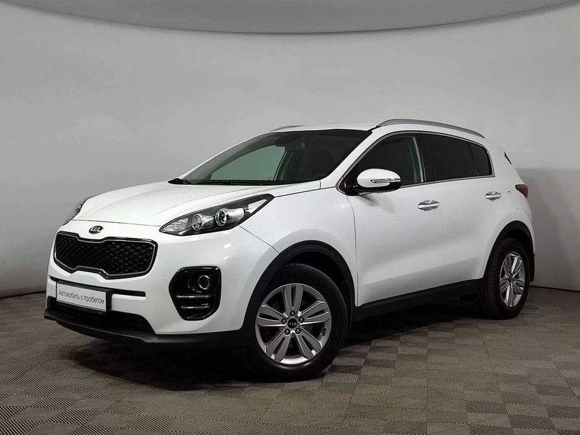 Автомобиль Kia Sportage IV поколение 2.0 AT (150 л.с.) Comfort Белый 2017 с пробегом 71 939 км