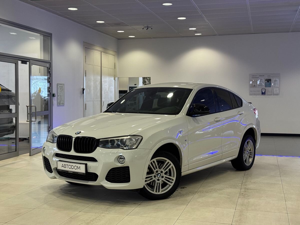 Автомобиль BMW X4 I поколение (F26) 2.0d AT 4WD (190 л.с.) M Sport Локальная сборка Белый 2015 с пробегом 117 930 км