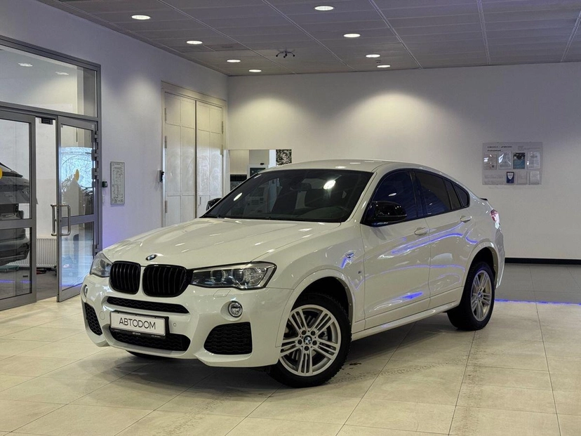 Автомобиль BMW X4 I поколение (F26) 2.0d AT 4WD (190 л.с.) M Sport Локальная сборка Белый 2015 с пробегом 117 930 км