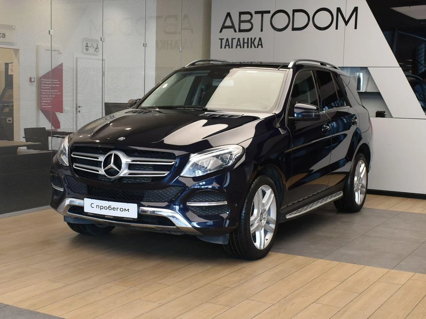 Mercedes-Benz GLE I поколение (W166) 350 3.0d AT 4Matic (249 л.с.) Особая серия Синий 2016 с пробегом 54 709 км