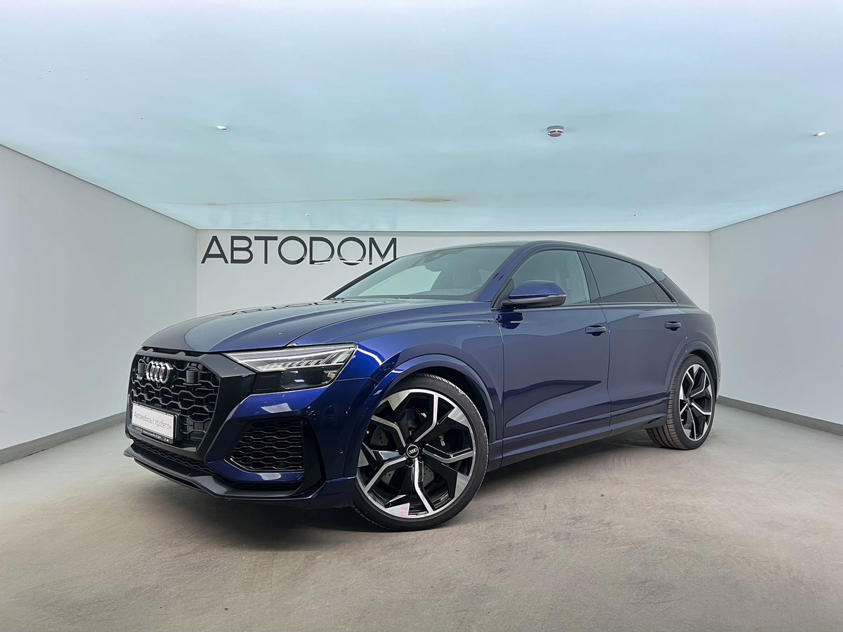 Audi RS Q8 I поколение 4.0 AT 4WD (600 л.с.) Quattro Синий 2021 с пробегом 56 443 км