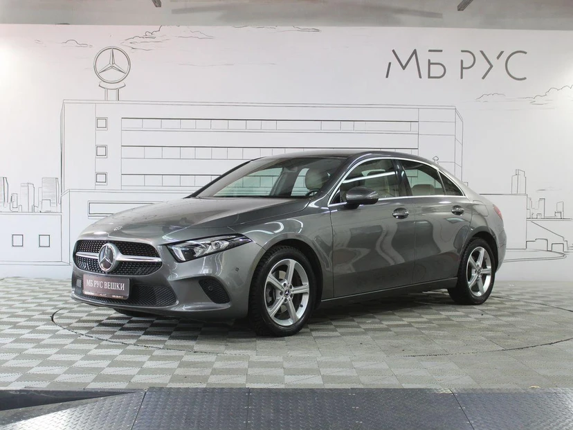 Mercedes-Benz A-Класс IV поколение (W177) 200 1.3 AMT (150 л.с.) Progressive Серый 2019 с пробегом 39 816 км