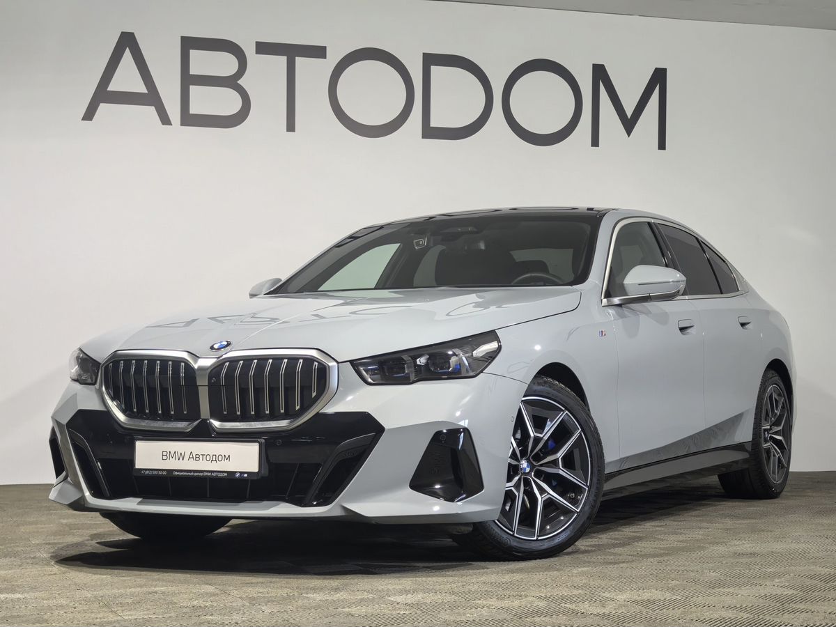 BMW 5 серии VIII поколение (G60) 2.0d AT 4WD (197 л.с.) Base Серый 2024 с пробегом 34 654 км