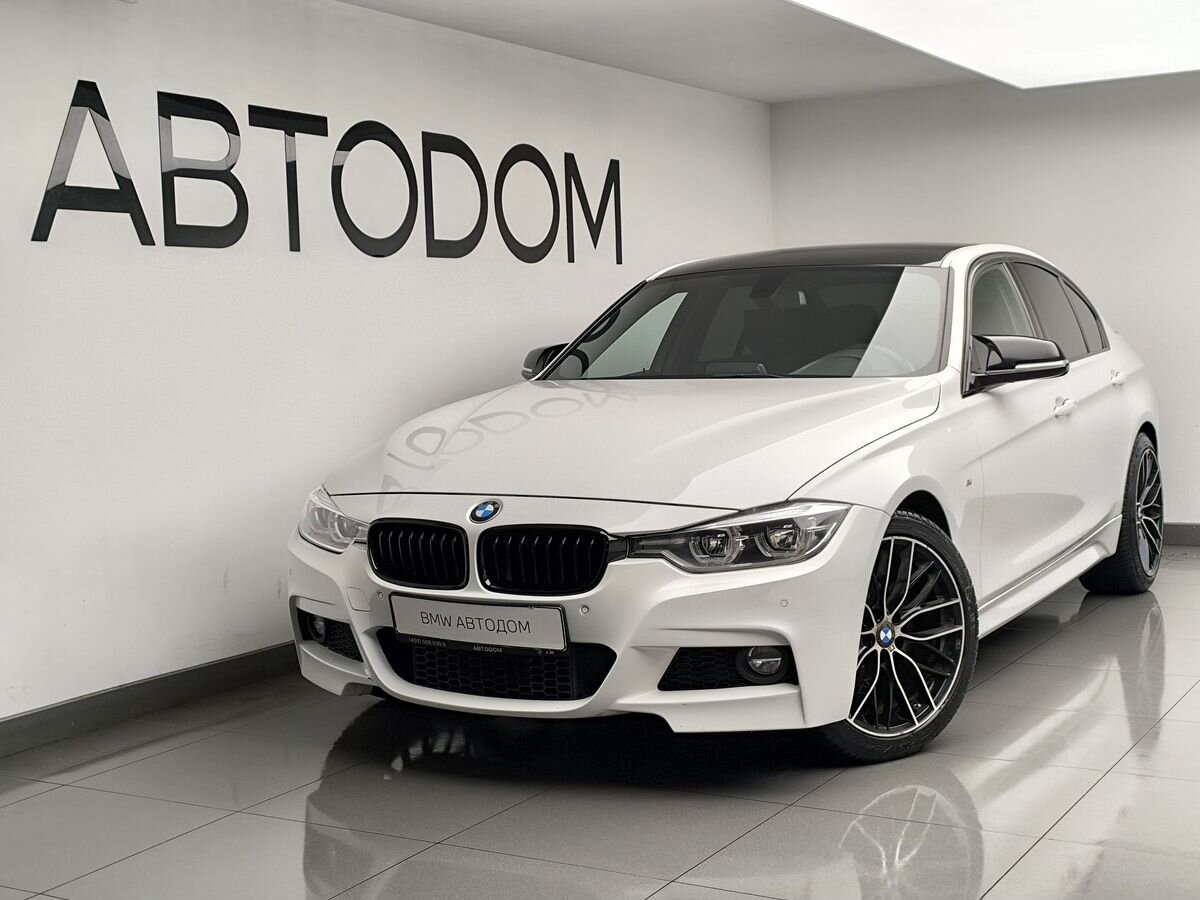 Автомобиль BMW 3 серии VI (F30/F31/F34) [рестайлинг] 320 2.0 AT 4WD (184 л.с.) M Sport (Локальная сборка) Белый 2016 с пробегом 150 104 км
