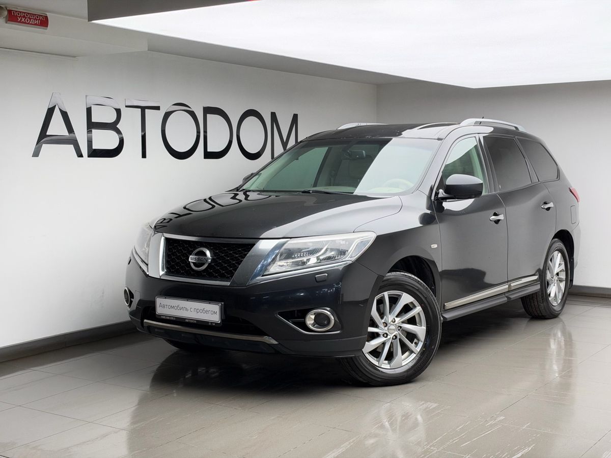 Nissan Pathfinder IV поколение (R52) 3.5 CVT 4WD (249 л.с.) High Чёрный 2014 с пробегом 239 180 км