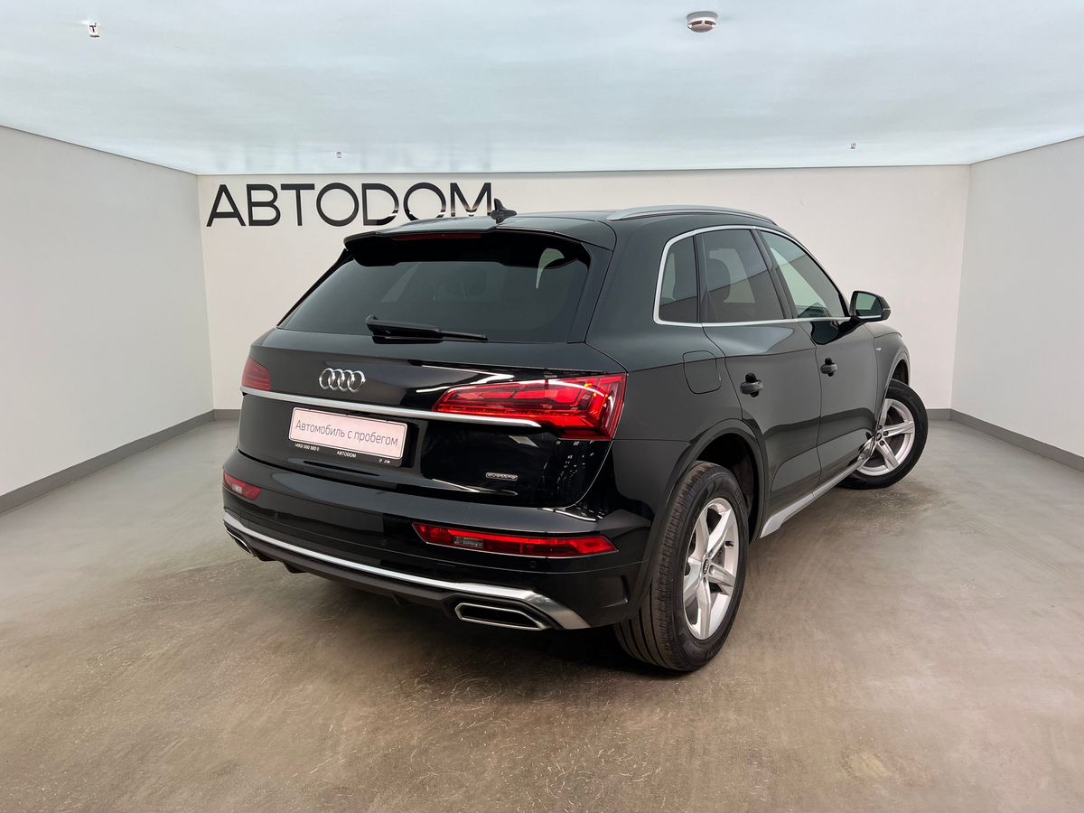 Автомобиль Audi Q5 II (FY) [рестайлинг] 2.0d AMT 4WD (204 л.с.) Base Чёрный 2020 с пробегом 98 389 км