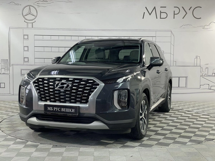 Автомобиль Hyundai Palisade I поколение 3.5 AT 4WD (249 л.с.) Prestige (7 мест) Серый 2021 с пробегом 44 061 км