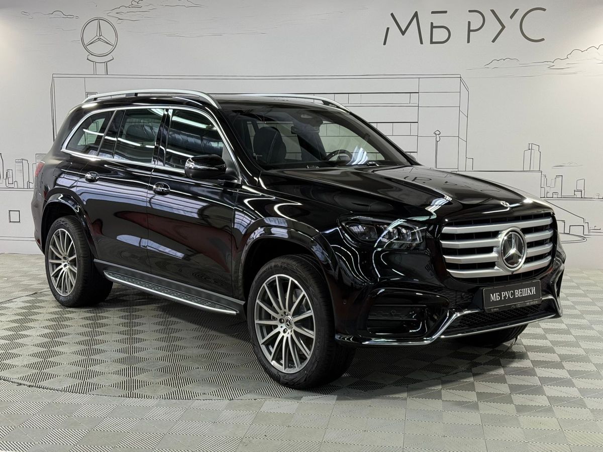 Автомобиль Mercedes-Benz GLS II (X167) [рестайлинг] 450 3.0d AT 4Matic (367 л.с.) Base Чёрный 2025 с пробегом 29 км