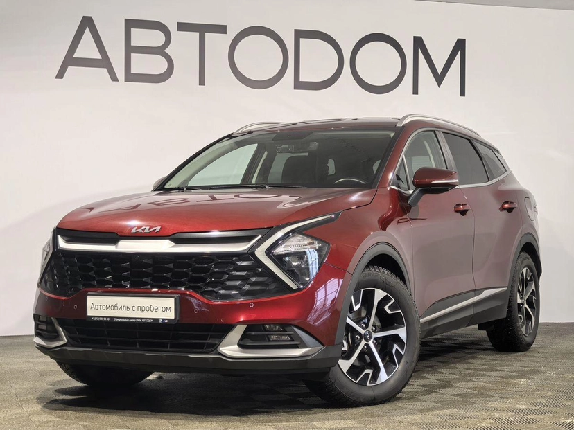 Автомобиль Kia Sportage V поколение 2.5 AT 4WD (190 л.с.) Prestige Красный 2022 с пробегом 31 897 км