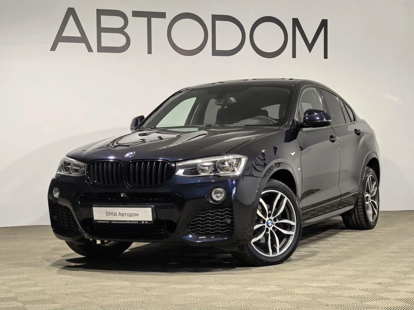 BMW X4 I поколение (F26) 3.0d AT 4WD (249 л.с.) Exclusive Локальная сборка Чёрный 2015 с пробегом 90 240 км