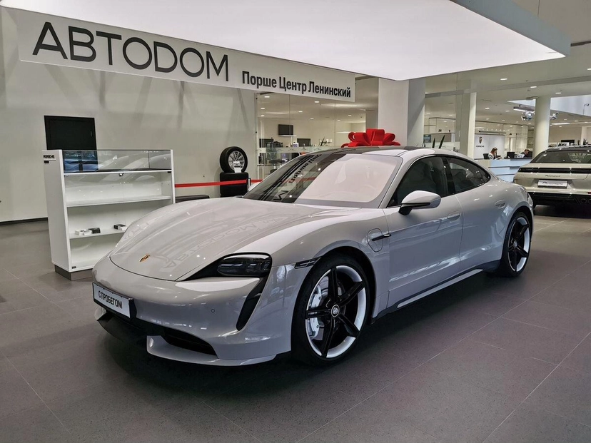 Автомобиль Porsche Taycan I поколение Turbo Electro AT 4WD (500 кВт) Turbo Серый 2021 с пробегом 12 785 км