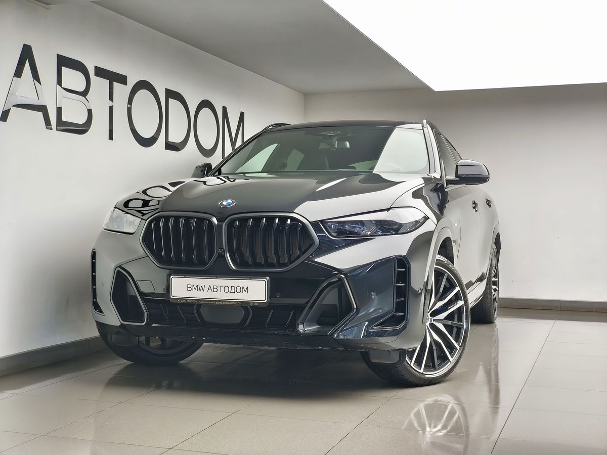 BMW X6 III (G06) [рестайлинг] 3.0d AT 4WD (286 л.с.) M Sport Чёрный 2025 с пробегом 14 363 км