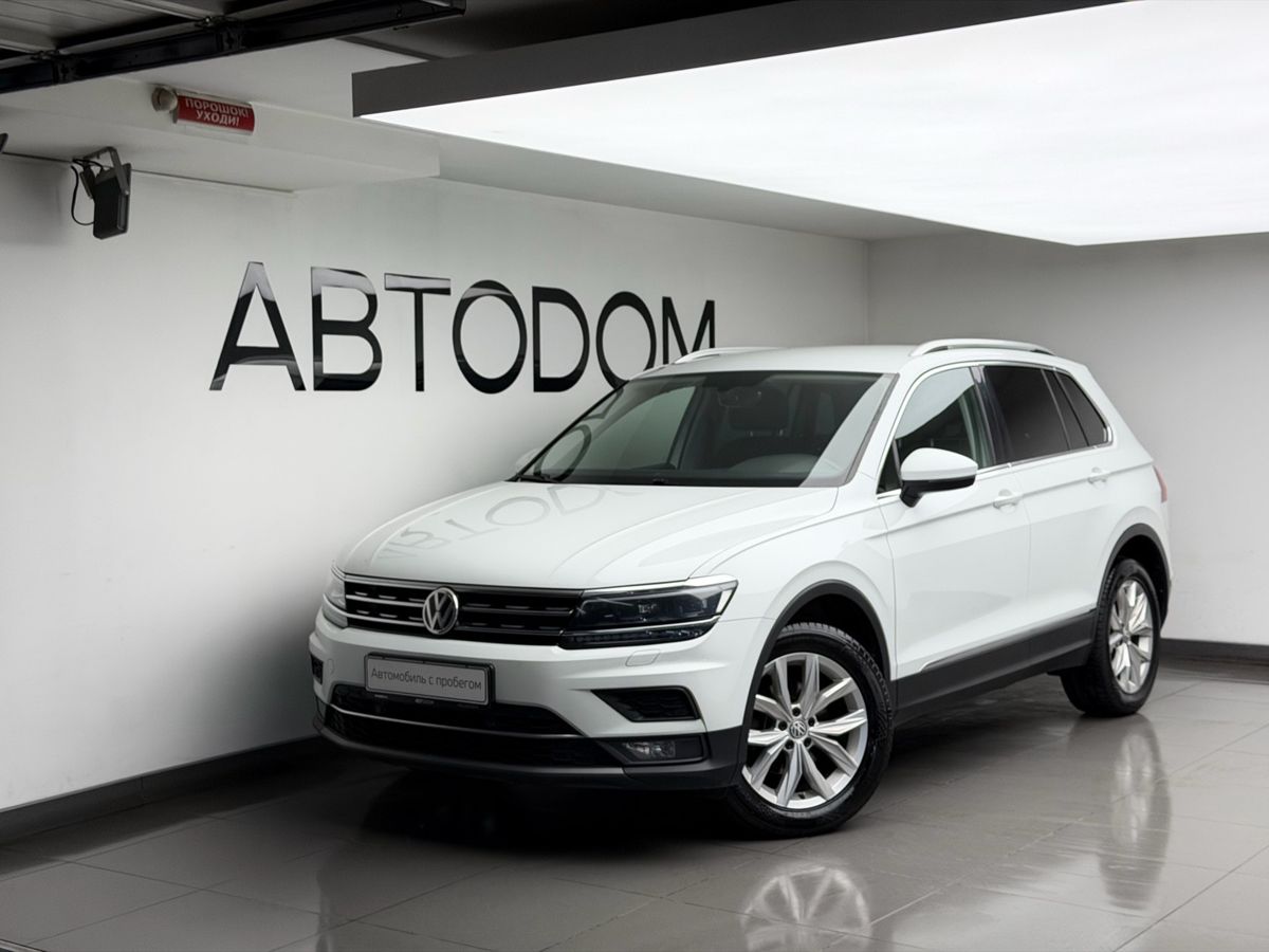 Volkswagen Tiguan II поколение 1.4 AMT (150 л.с.) Comfortline Белый 2017 с пробегом 143 860 км