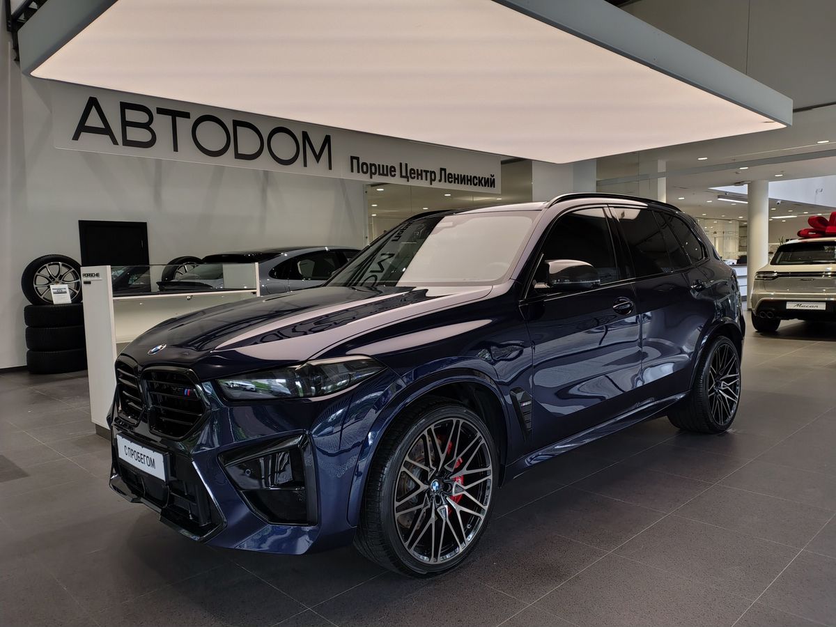 BMW X5 IV (G05) [рестайлинг] 4.4 AT 4WD (530 л.с.) M60i Sport Pro Синий 2024 с пробегом 35 171 км