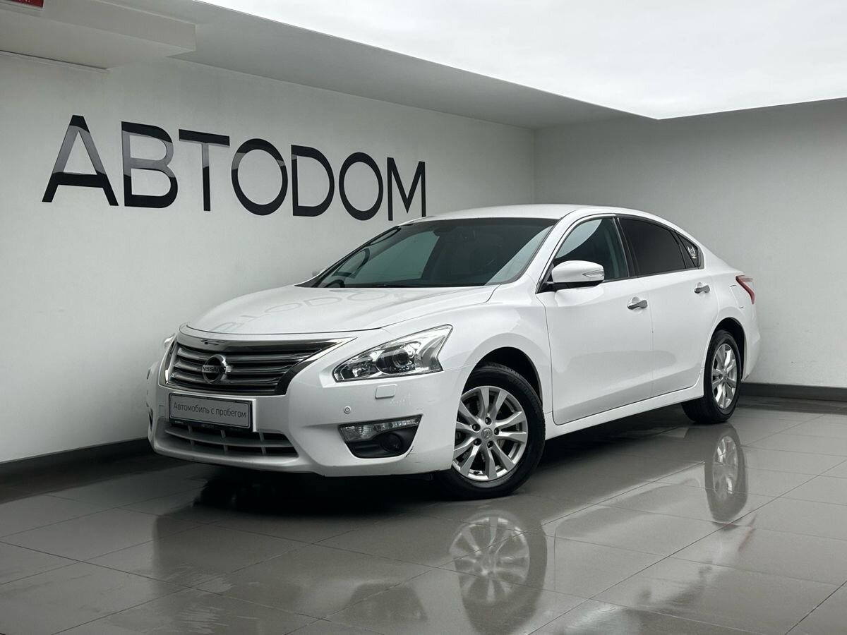 Nissan Teana III поколение (L33) 2.5 CVT (173 л.с.) Elegance Белый 2014 с пробегом 136 618 км
