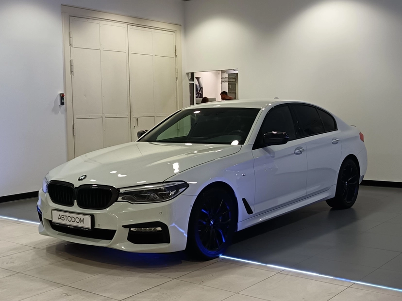 Автомобиль BMW 5 серии VII поколение (G30/G31) 530 3.0d AT 4WD (249 л.с.) M Sport Pro Белый 2018 с пробегом 76 985 км