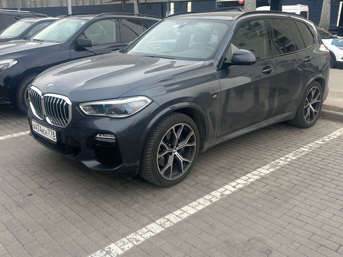 Автомобиль BMW X5 IV поколение (G05) 3.0d AT 4WD (249 л.с.) M Sport Pro Серый 2021 с пробегом 66 657 км