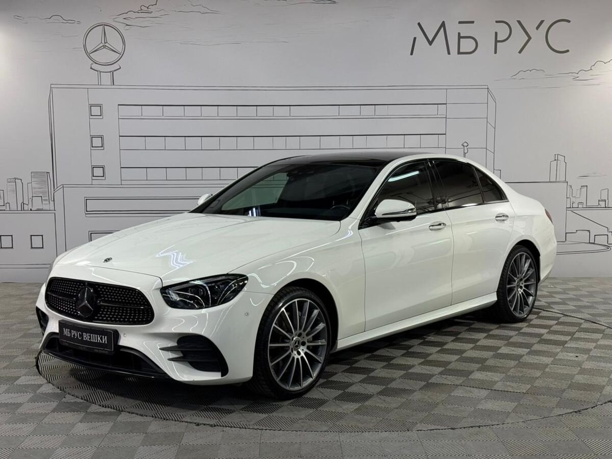 Mercedes-Benz E-Класс V (W213/S213/C238) [рестайлинг] 2.0 AT 4WD (299 л.с.) AMG Line Белый 2020 с пробегом 41 000 км