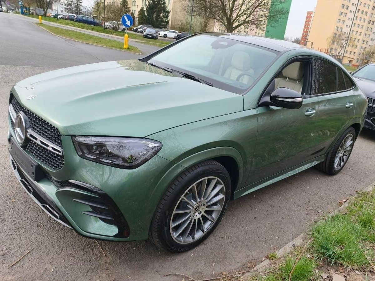 Автомобиль Mercedes-Benz GLE coupe II (C167) [рестайлинг] 300 2.0d AT 4Matic (269 л.с.) Base Зелёный 2025 
