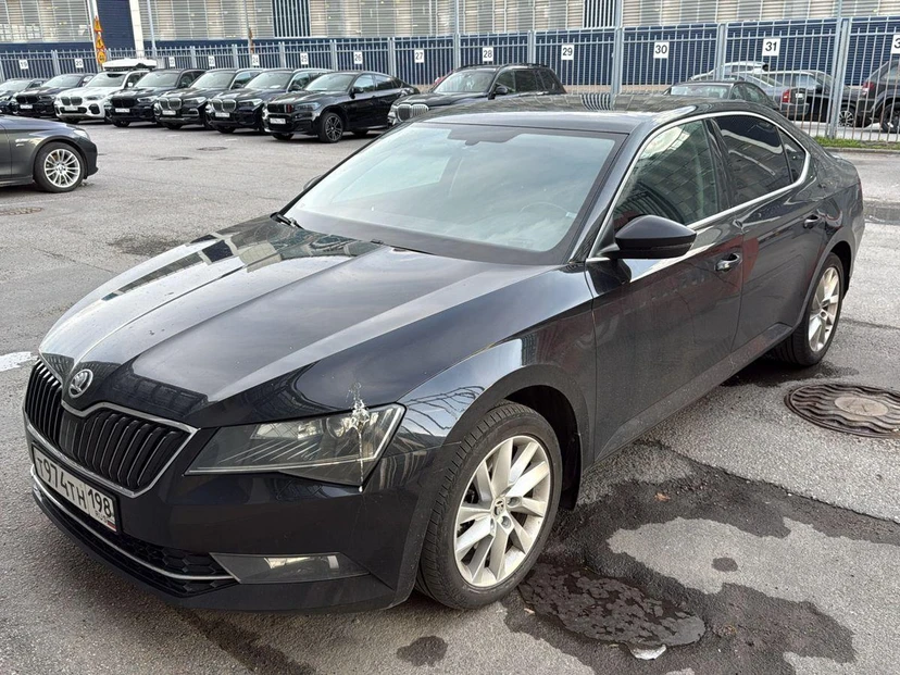 Skoda Superb III поколение 1.4 AMT (150 л.с.) Ambition Чёрный 2017 с пробегом 120 611 км