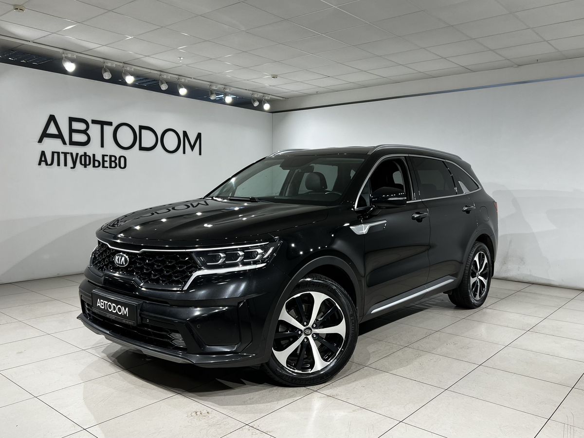 Kia Sorento IV поколение 3.5 AT 4WD (249 л.с.) Premium (2020-2021) Чёрный 2021 с пробегом 81 928 км