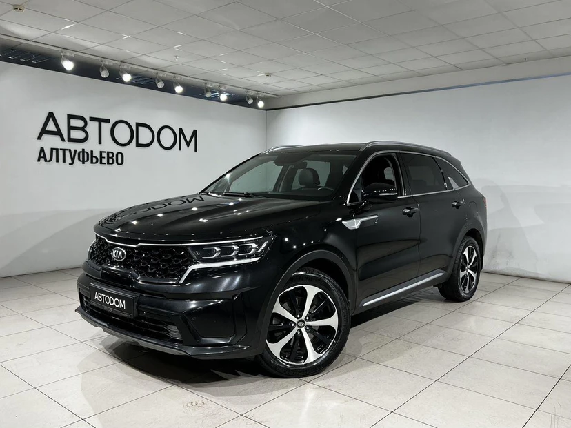 Kia Sorento IV поколение 3.5 AT 4WD (249 л.с.) Premium (2020-2021) Чёрный 2021 с пробегом 81 928 км