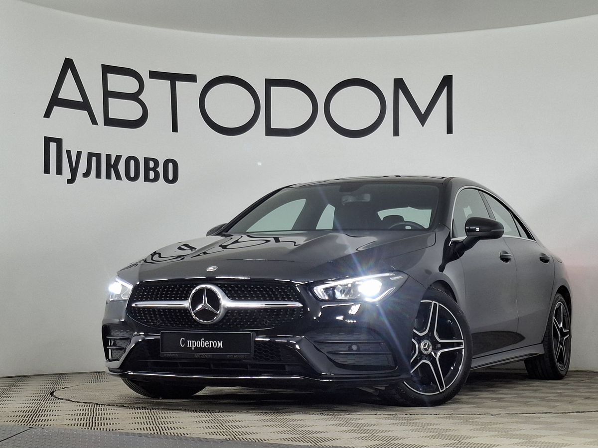 Mercedes-Benz CLA II поколение (C118/X118) 180 1.3 AMT (136 л.с.) Импорт Чёрный 2020 с пробегом 2 800 км