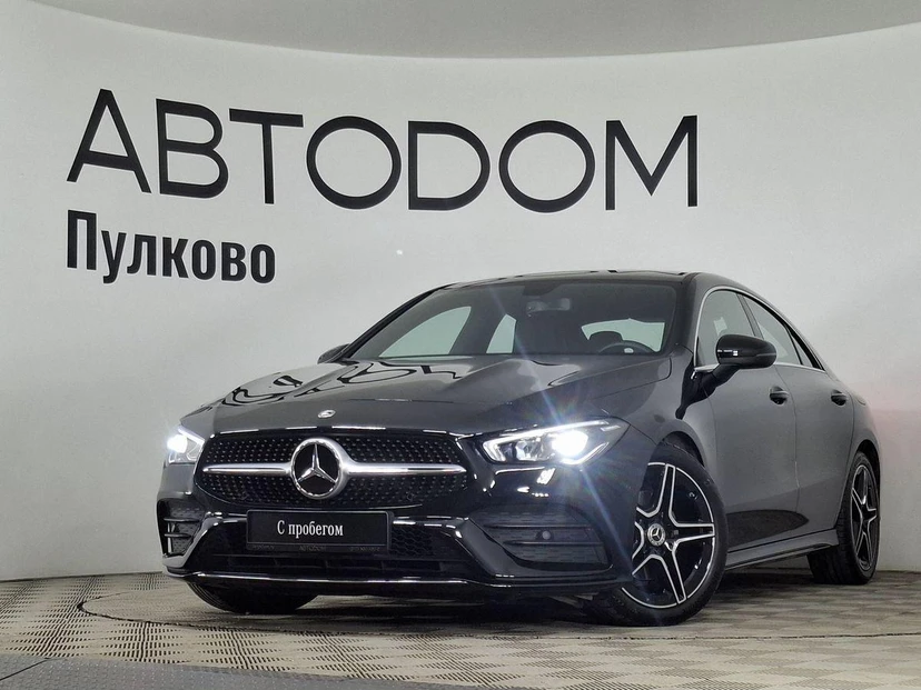 Mercedes-Benz CLA II поколение (C118/X118) 180 1.3 AMT (136 л.с.) Импорт Чёрный 2020 с пробегом 2 800 км