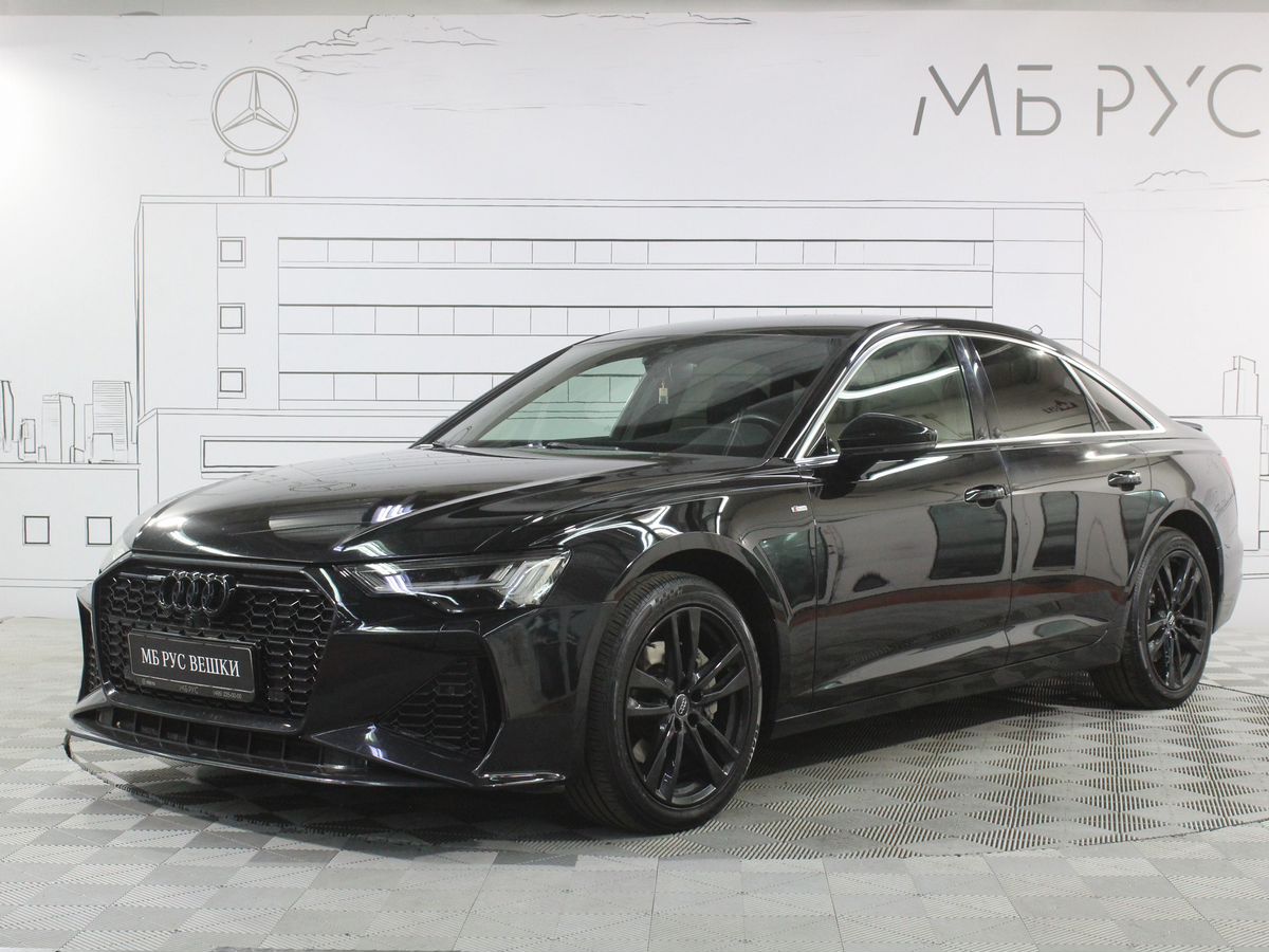 Автомобиль Audi A6 V поколение (C8) 2.0 AMT 4WD (245 л.с.) Sport Чёрный 2019 с пробегом 116 478 км