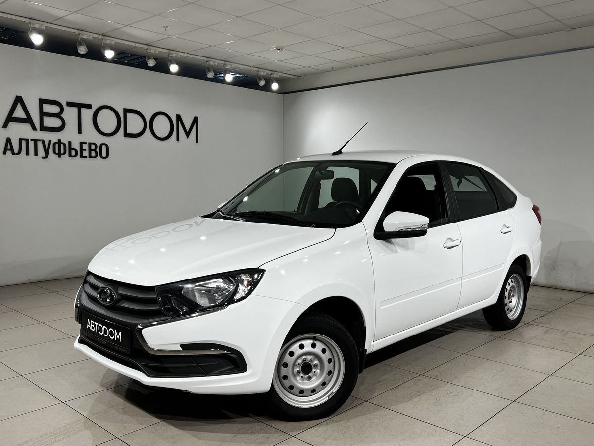 Lada (ВАЗ) Granta I [рестайлинг] 1.6 MT (90 л.с.) Comfort Белый 2024 с пробегом 35 000 км