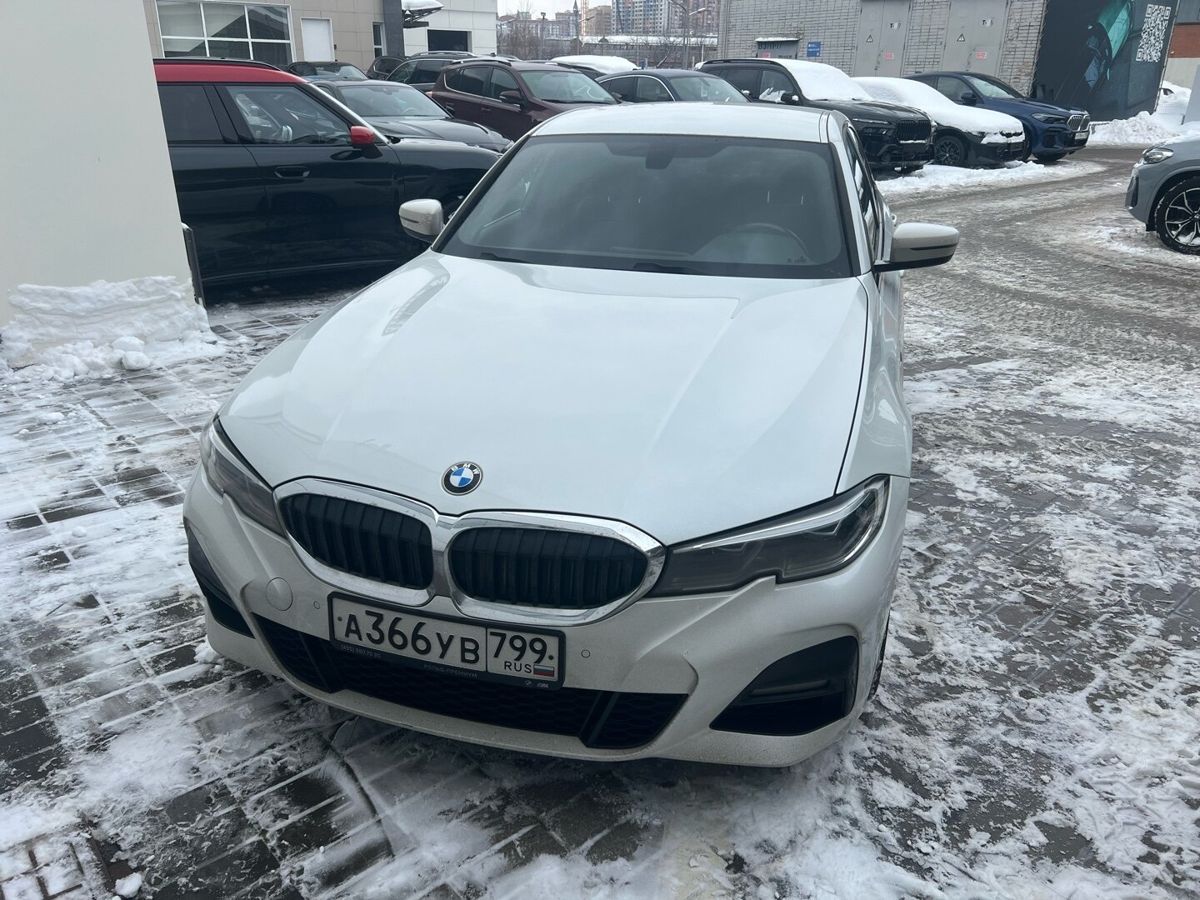 Автомобиль BMW 3 серии VII поколение (G20/G21/G28) 320 2.0 AT 4WD (184 л.с.) M Sport Pure Белый 2021 с пробегом 61 368 км