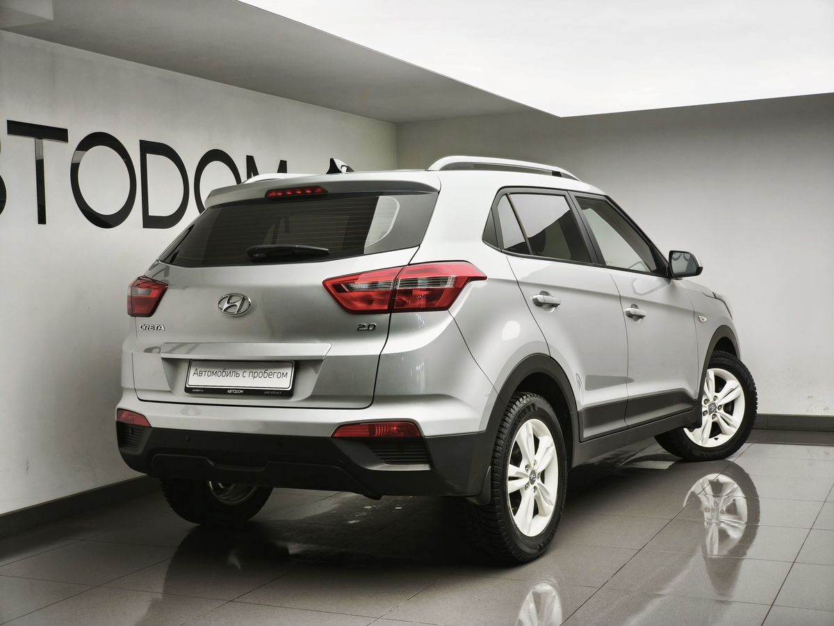 Автомобиль Hyundai Creta I [рестайлинг] 2.0 AT (149 л.с.) Base Серый 2021 с пробегом 98 520 км