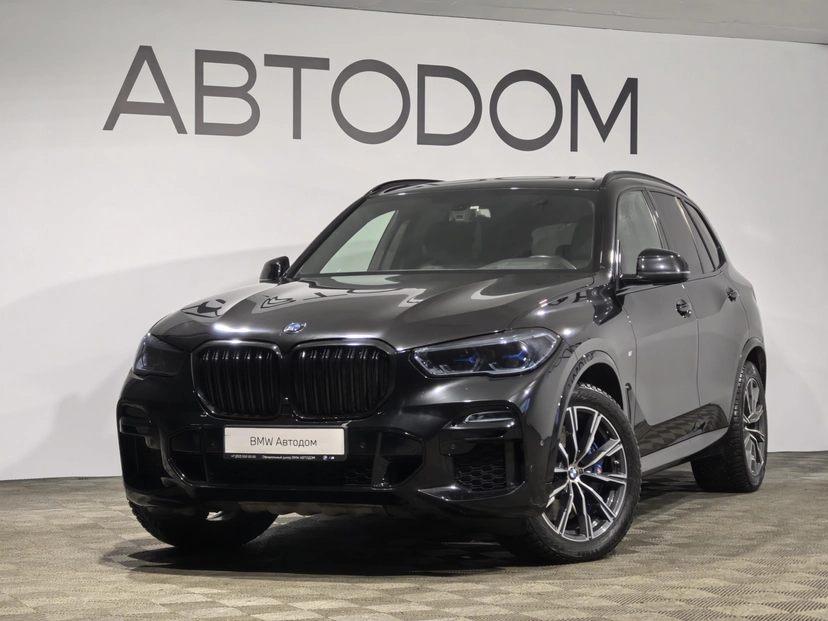 Автомобиль BMW X5 IV поколение (G05) 3.0d AT 4WD (249 л.с.) M Sport Pro Чёрный 2020 с пробегом 72 948 км