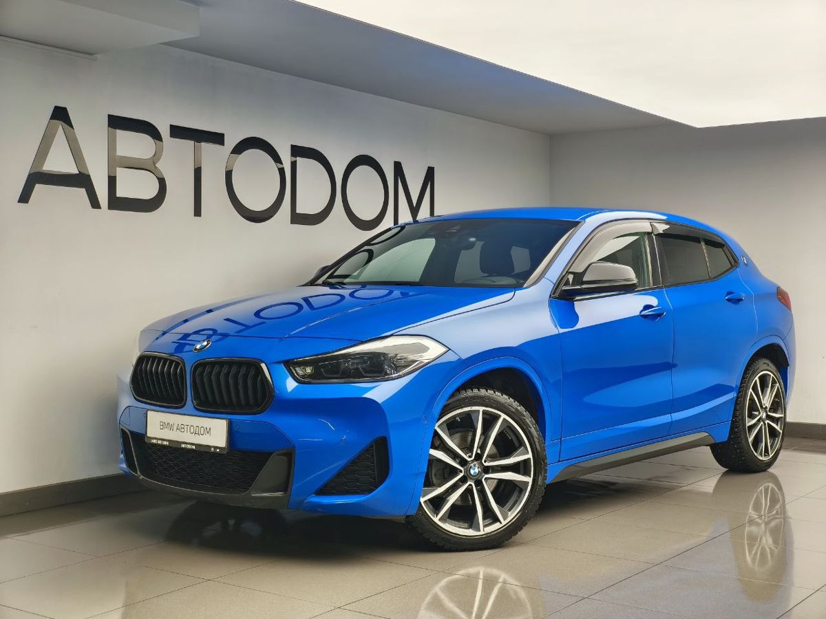 Автомобиль BMW X2 I поколение (F39) 2.0d AT 4WD (150 л.с.) M Sport Синий 2022 с пробегом 49 700 км