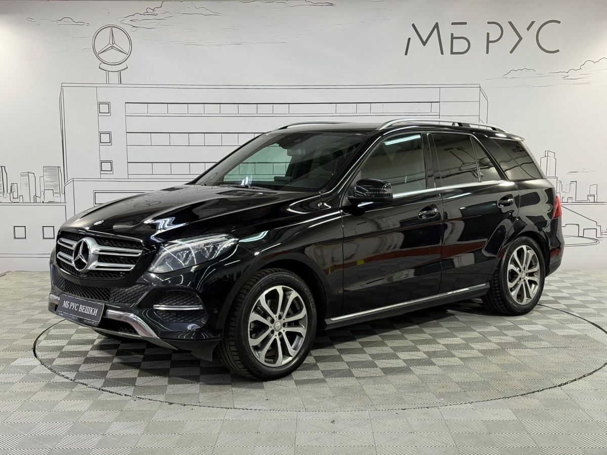 Автомобиль Mercedes-Benz GLE I поколение (W166) 250 2.1d AT 4Matic (204 л.с.) Особая серия Чёрный 2015 с пробегом 145 622 км