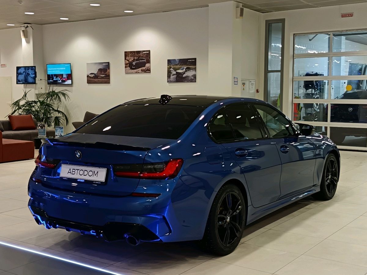 Автомобиль BMW 3 серии VII поколение (G20/G21/G28) 330 3.0d AT 4WD (265 л.с.) M Special Синий 2020 с пробегом 74 104 км