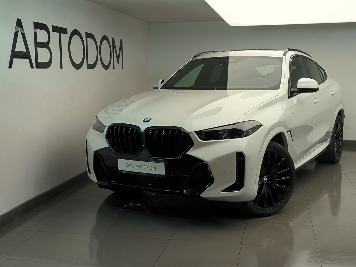 Автомобиль BMW X6 III (G06) [рестайлинг] 3.0d AT 4WD (340 л.с.) M Sport Белый 2025 с пробегом 5 940 км